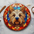 Cairn Terrier Glass Suncatcher Worktop Saver